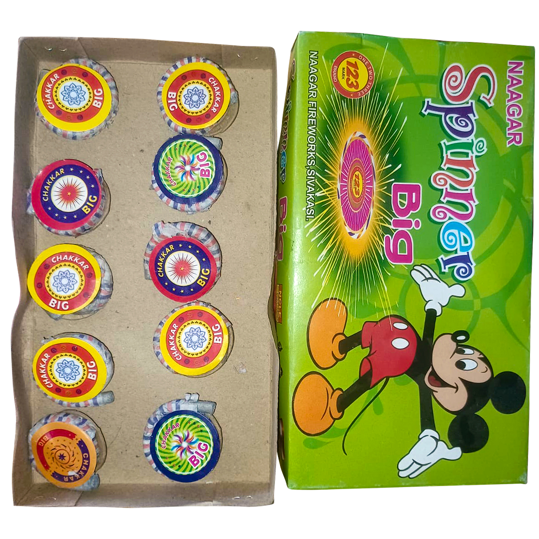 GROUND CHAKKAR BIG (10 PCS)1B0X crackers — Tiruchendur Murugan Vedi Kadai