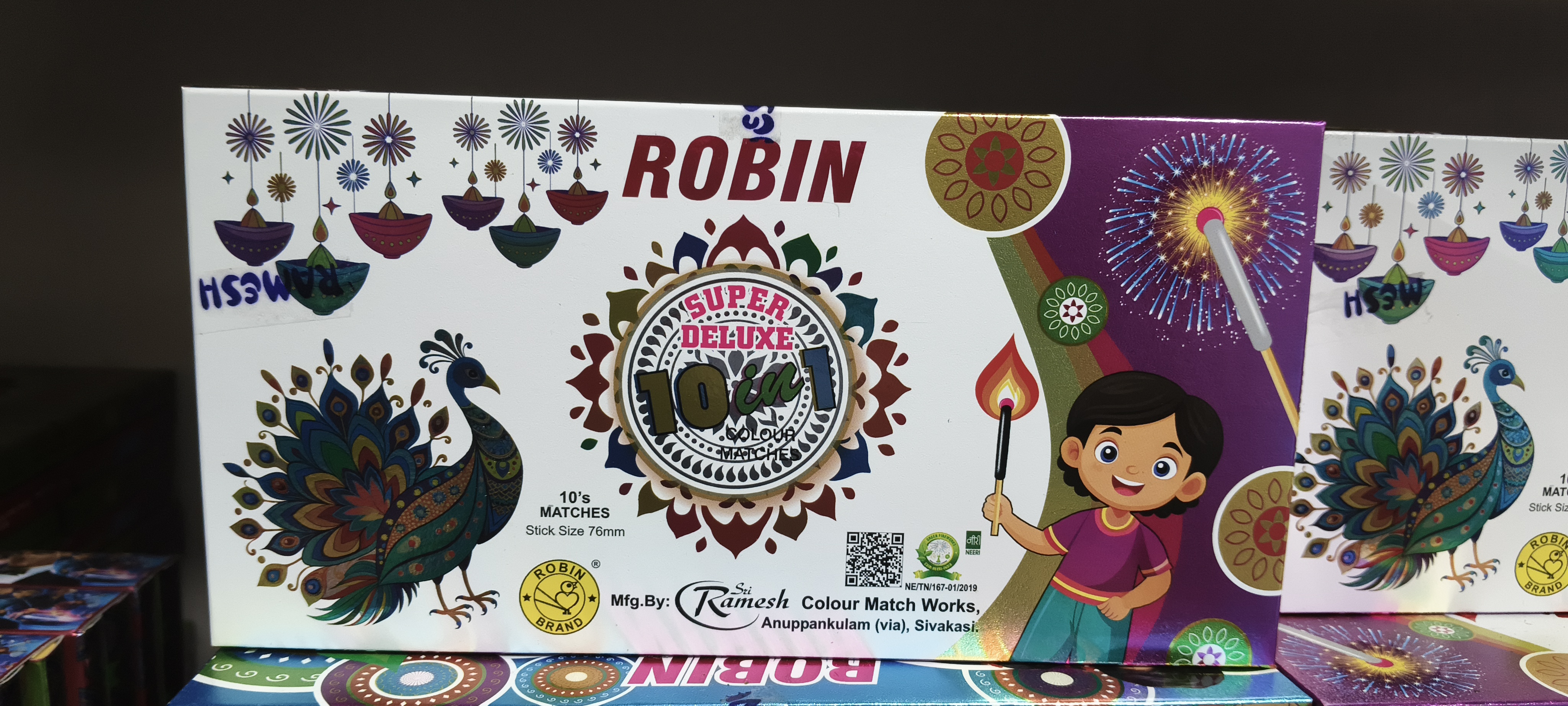 ROBIN SUPER DLX 10 BOX crackers — Tiruchendur Murugan Vedi Kadai